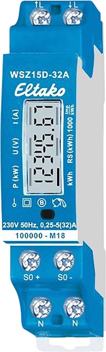 Actual product image Eltako Alternating current meter