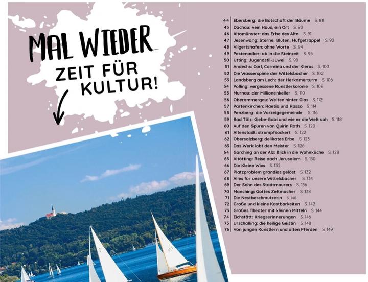 Produktbild Herzstücke in Oberbayern (Deutsch, Christine Metzger, Franz Marc Frei, 2021)