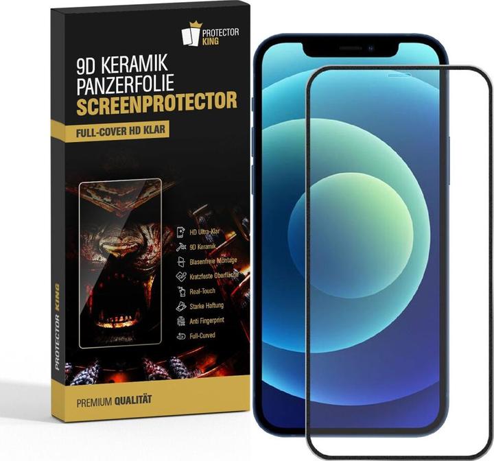 Produktbild Protectorking 2x Ceramic-Glass Full Cover HD Klar (2 Stück, Apple iPhone X)