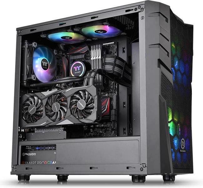 Actual product image Thermaltake Case Commander C32 TG ARGB Black (ATX, Mini-ITX, mATX)