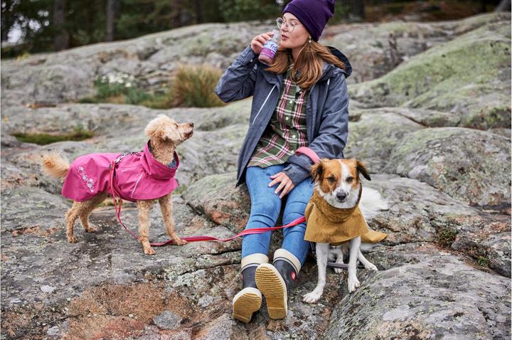 Actual product image Hurtta Monsoon V2 Eco Pink mackintosh, 35 cm (35, Dog coat)