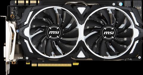 Produktbild MSI GeForce GTX 1080 ARMOR 8G OC (8 GB)