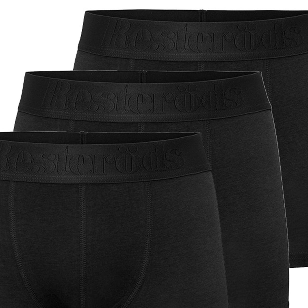 Thumbnail - Resteröds, Herren, Unterhosen, 5er Pack Bamboo Retro Short / Pant, Schwarz, (L, 5er Pack)