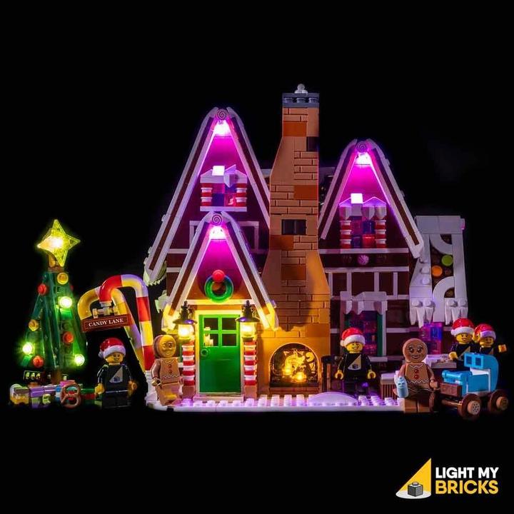 Image du produit Light my bricks Set de lumière LED pour maison en pain d'épices LEGO