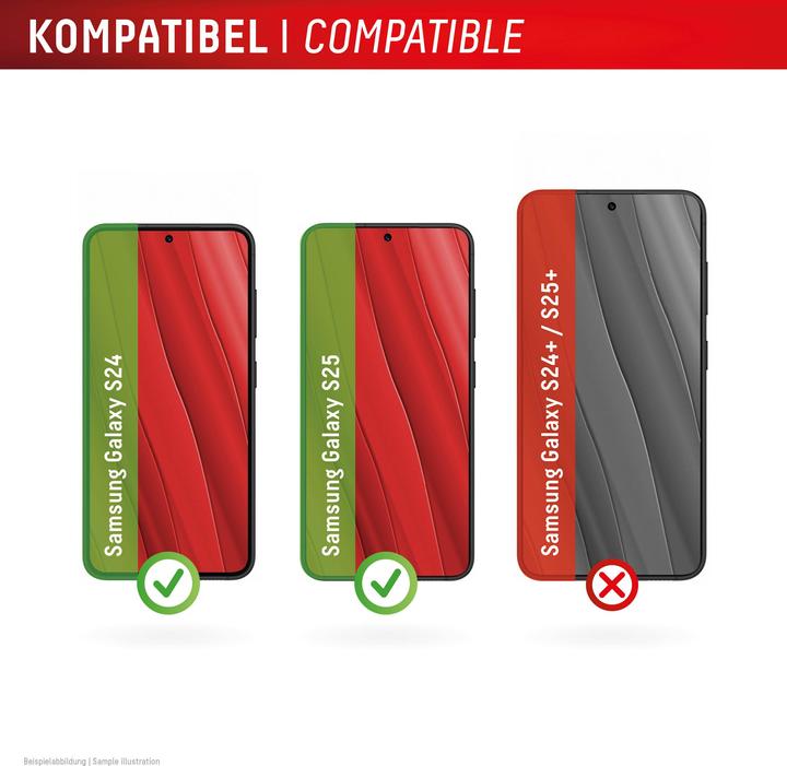 Produktbild Displex Real Glass, 2D Panzerglas (1 Stück, Samsung Galaxy S25, Samsung Galaxy S24)