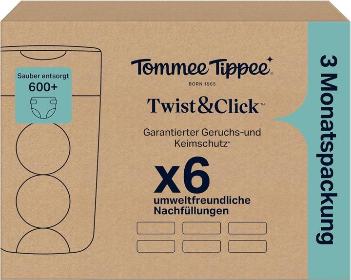 Immagine prodotto Tommee Tippee Twist & Click Windeleimer-Nachfüllpack (6er Set)