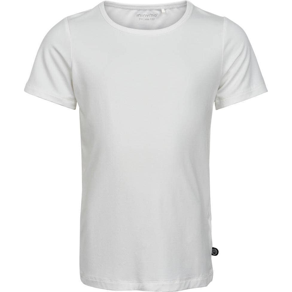 Minymo, Damen, Shirt, T-Shirt Weiss Gr. 110, Weiss, (110)