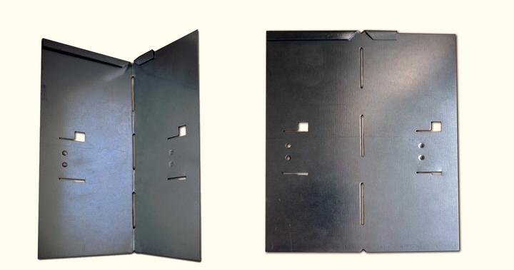 Actual product image Green Split Aluminium/zinc corner for lawn edging 13.5cm (13.50 cm)