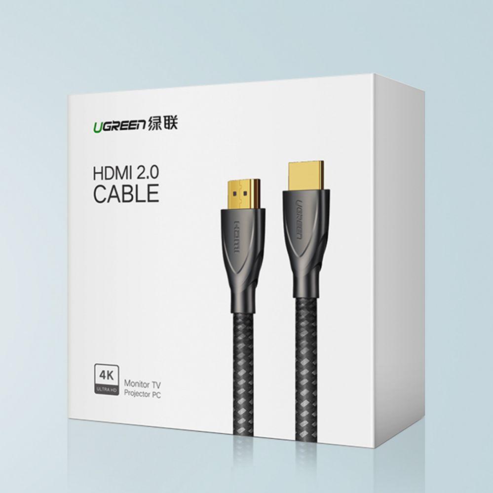 Thumbnail - Ugreen HD131 HDMI 2.0 1m cable (gray) (1 m, HDMI), Video Kabel