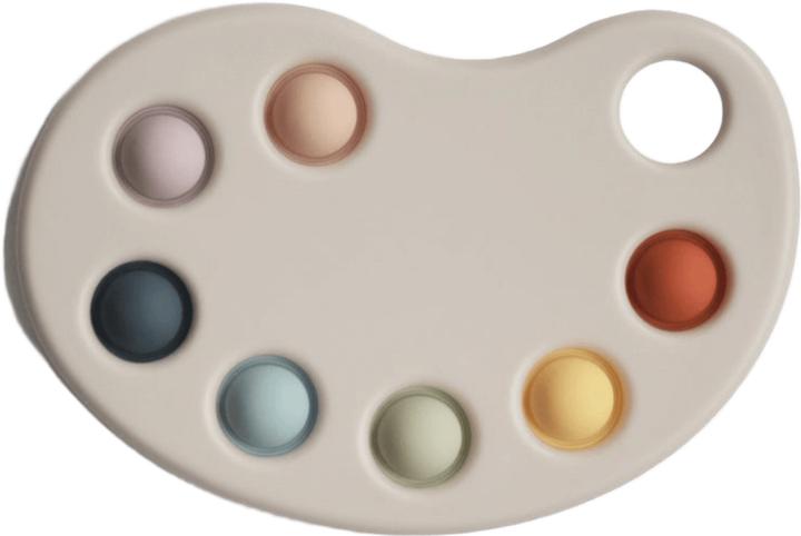 Mushie Paint Palette Print Toy