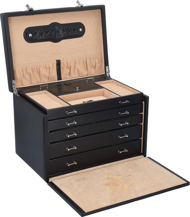 Produktbild Windrose Schmuck- & Uhrenkoffer Ambience 5 - Schwarz