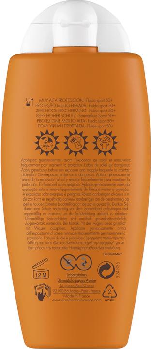 Produktbild Avène Sportfluid Sonnenschutz (Sonnencreme, SPF 50+, 100 ml, 134 g)