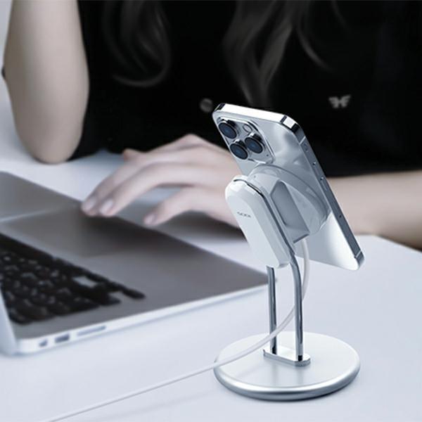 Image du produit Sodi Stojak na telefon SIM-300 srebrny/silver MagSafe