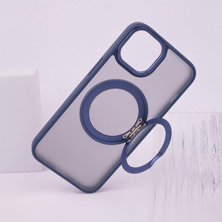 Actual product image Tecto Shield Secure Spinning Mag Case for iPhone 13 6,1" navy blue (Apple iPhone 13)