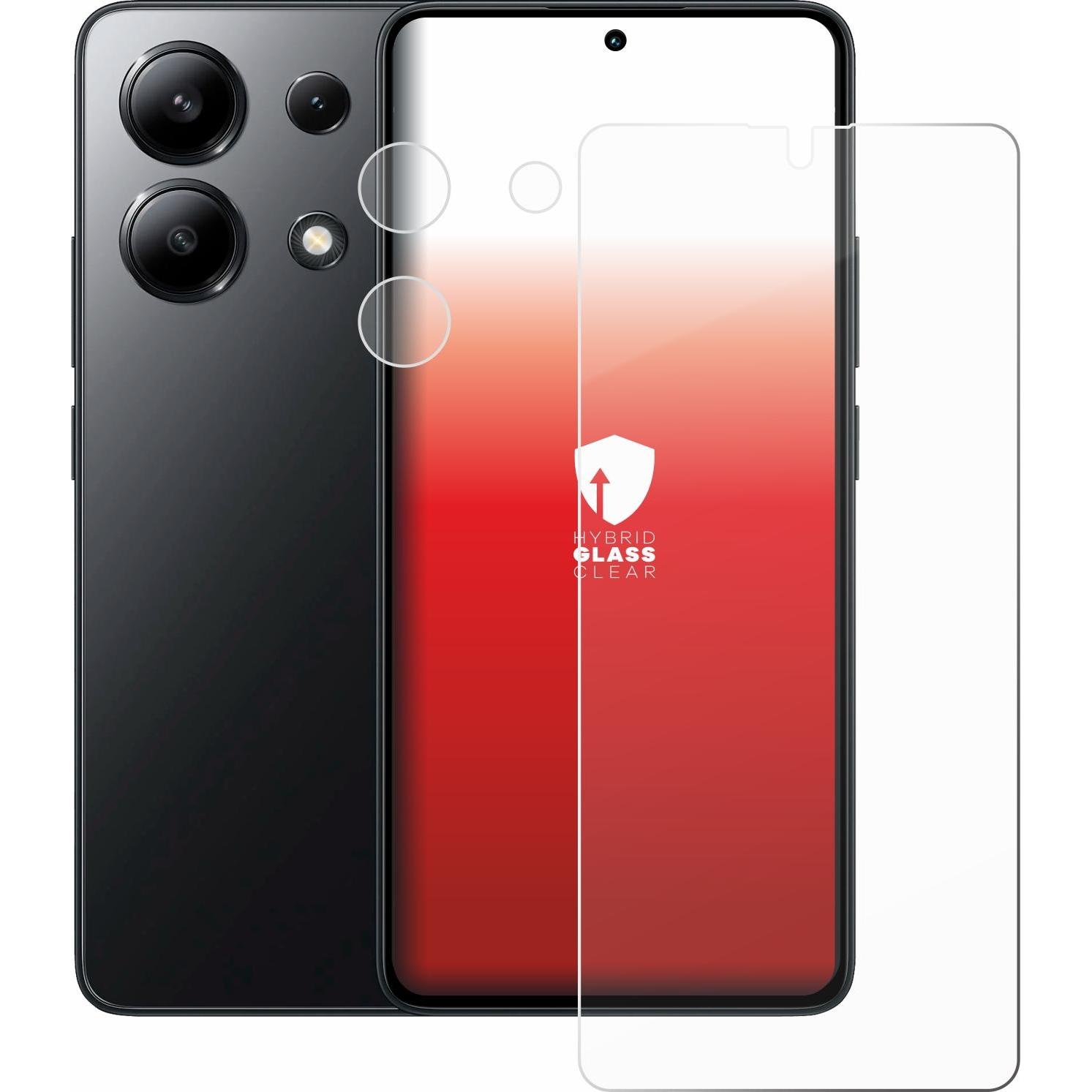 Thumbnail - upscreen Scratch Shield Panzerglasfolie (1 Stück, Xiaomi Redmi Note 13 4G), Smartphone Schutzfolie, Transparent