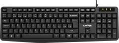 Canyon Keyboard KB-1, Kabelgebunden Spritzwassergeschützt, USB-A-Anschluss (Eng. Int., Kabelgebunden)