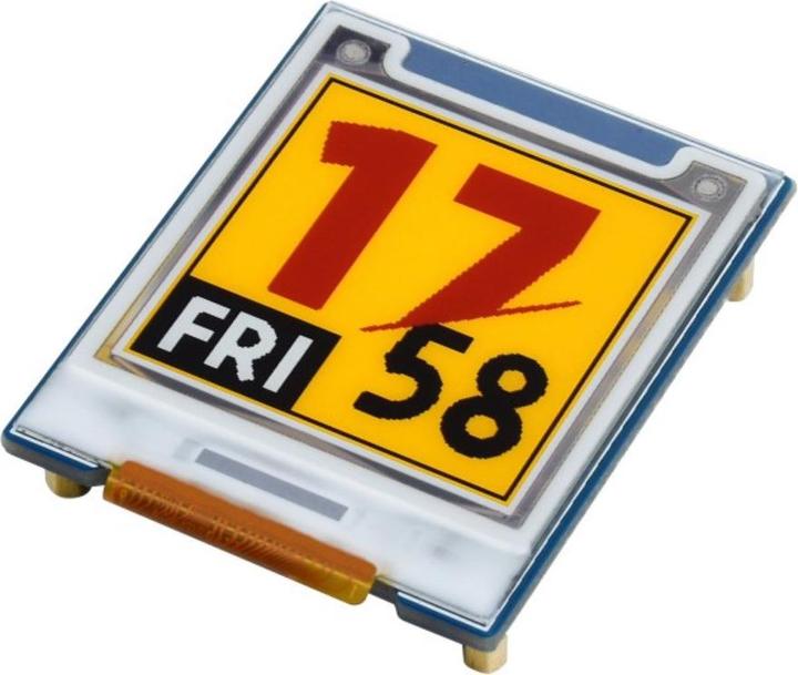 Actual product image WaveShare 168x168 1.64inch 4-colour E-Ink Display