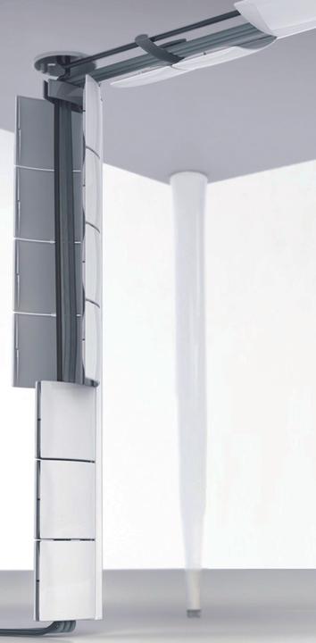Produktbild OK-Line Kabelkanal FLAP, vertikal (Kabelkanal, 67.70 cm)