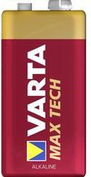 Productafbeelding Varta Levensduur Max. vermogen (1 Pcs., 9V Block, 580 mAh)