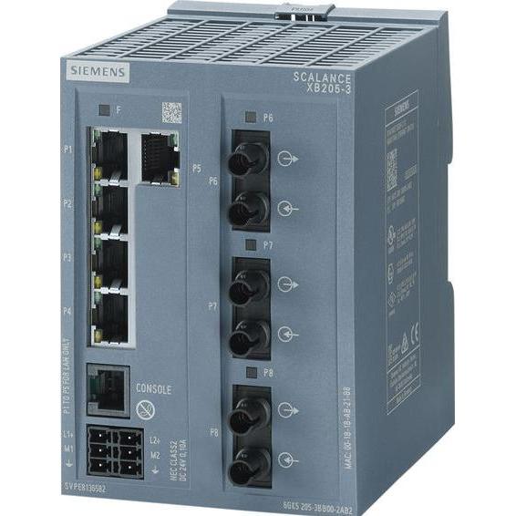 Siemens ScalanceXB205-3managable layer IE-Switch (5 Ports), Netzwerk Switch