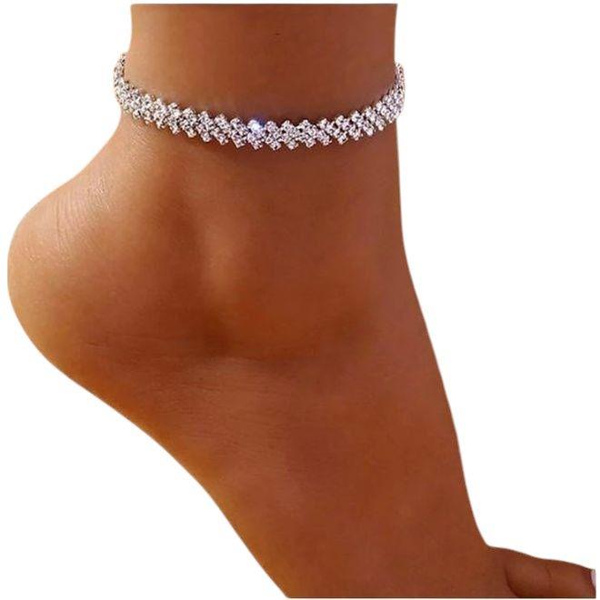 Produktbild MU Style Diamond Glem Series Fusskette (Metall)