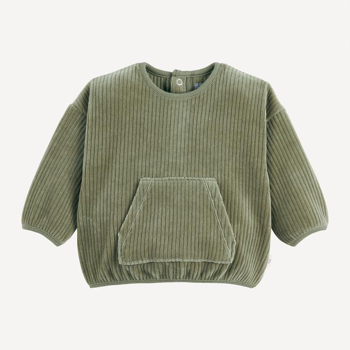 Produktbild La Redoute Collections Sweatshirt mit Druckknöpfen aus Samt (86)