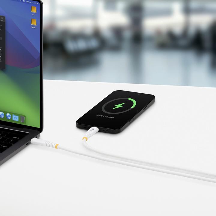 Produktbild StarTech .com S2CEPR2MW-USB-CABLE, 2 m, USB C, USB C, USB 2.0, 0,48 Gbit/s, Weiss (2 m, USB 2.0, 240 W)
