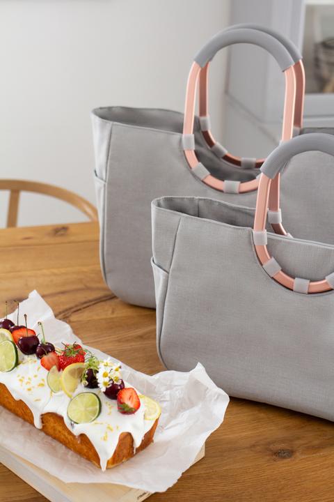 Productafbeelding reisenthel Winkelmand Loopshopper L Twist Sky Rose Lichtgrijs