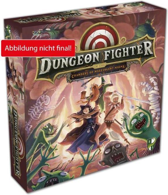 Actual product image Horrible Guild HR046 - Dungeon Fighter: Chamber of malevolent Magma, 1-6 players, 10 years (DE Edition) (German, 1 - 6 Players)