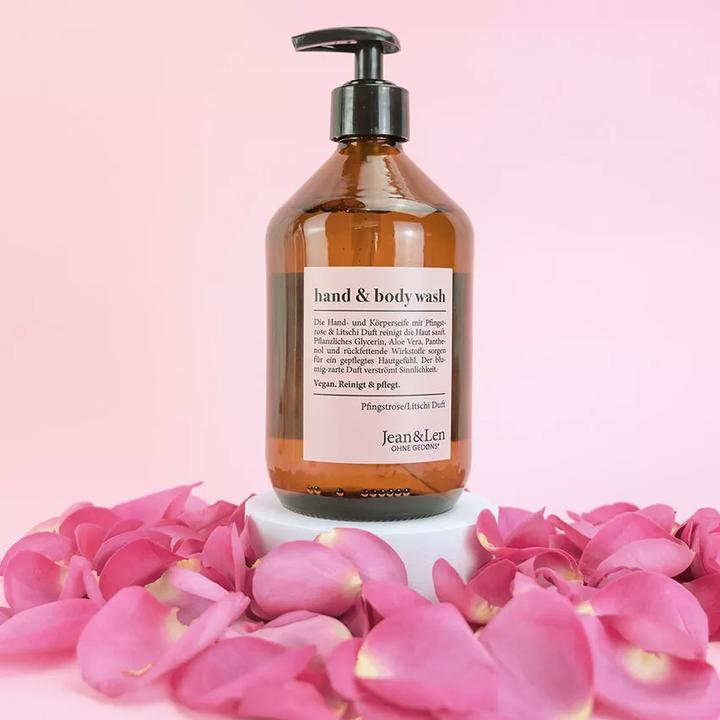 Produktbild Jean & Len Hand- und Körperseife Pfingstrose (Flüssigseife, 500 ml)