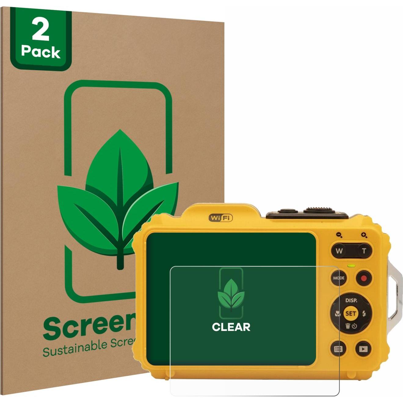 Thumbnail - ScreenLeaf Schutzfolie nachhaltiger Displayschutz Displayschutzfolie Folie Klar Transparent (Displayschutz), Kameraschut...