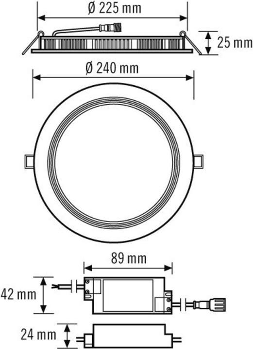 Produktbild Esylux LED-Downlight (1750 lm)