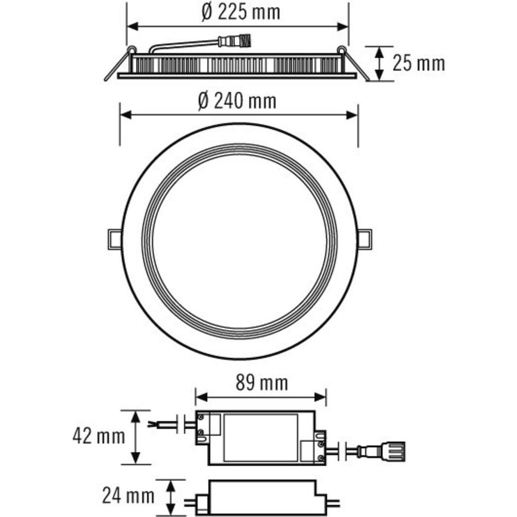 Thumbnail - Esylux, Wandleuchte + Deckenleuchte, LED-Downlight
