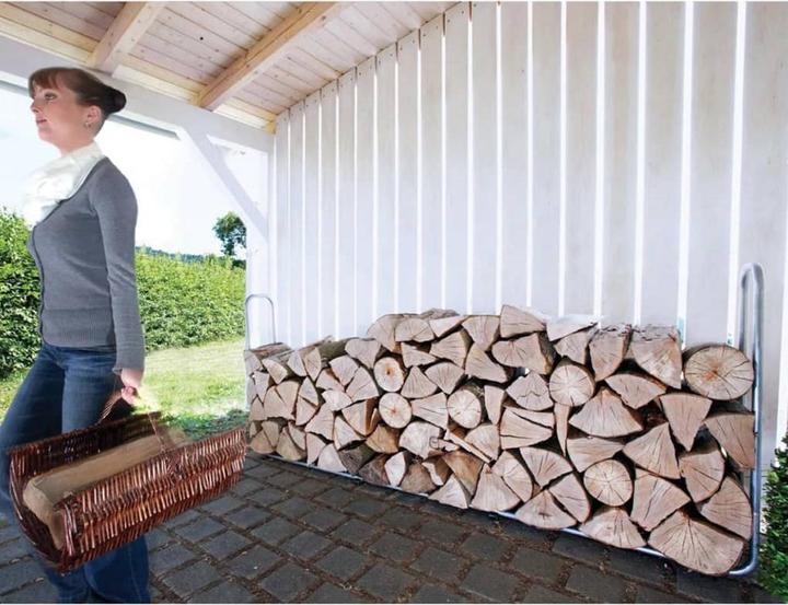 Produktbild wolfcraft wolfcraft 1 Stapelhilfe für Brennholz (234 x 31 x 104.5 cm)