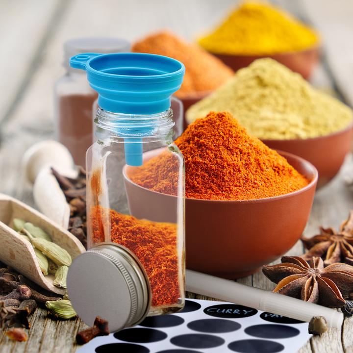 Actual product image Relaxdays 20x spice jars (0.12 l)
