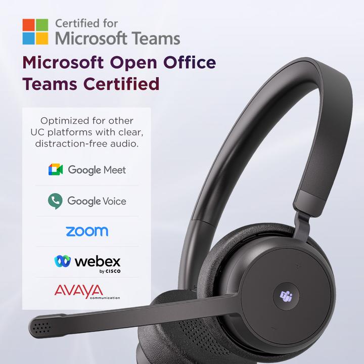Actual product image Lenovo Wireless VoIP Headset (Teams) (Wireless, USB-A)