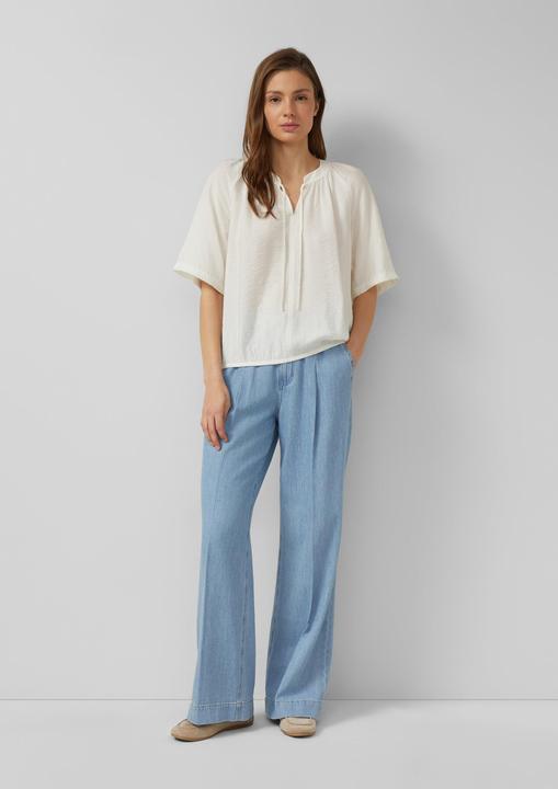 Immagine prodotto s.Oliver Bluse Strukturierte Viskosemix-Bluse im O-Shape (36)