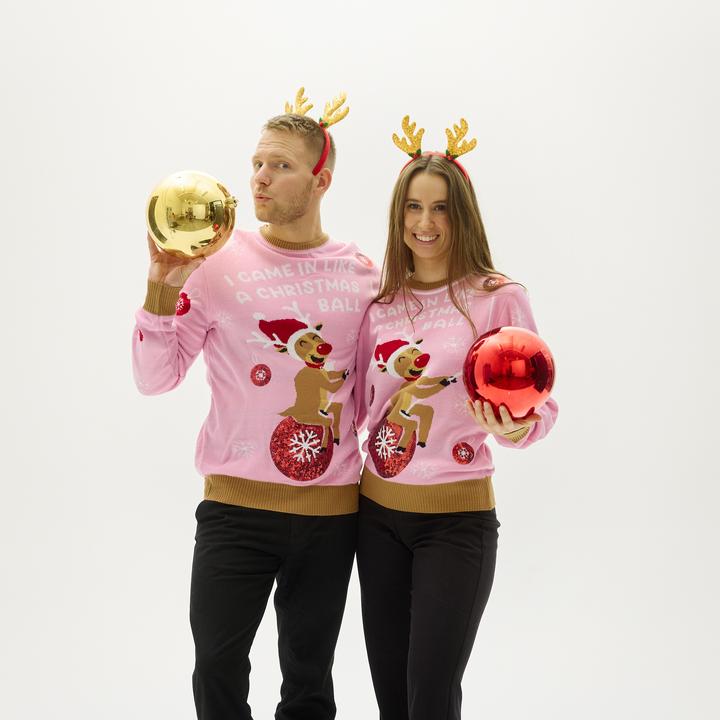 Actual product image Christmas Sweats I Came In Like A Christmas Ball (XS)