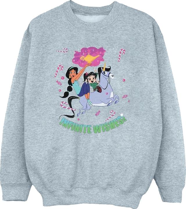 Image du produit Disney - Sweat WRECK IT RALPH JASMINE AND VANELLOPE - Fille (128)