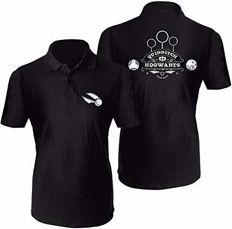 ABYstyle Polo T-Shirt - Harry Potter : Quidditch Man Black (L) (L)