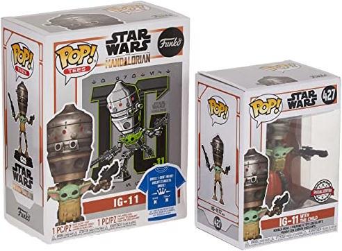 Immagine prodotto Funko Pop! SW Mandalorian : IG-11 Excl w/ T-Shirt (M)