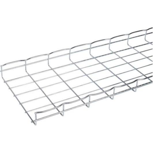 Legrand CABLO CF 54/300 V2A Schwerlastrinne 54x300 Edelstahl 000108, Elektronikzubehör + Gehäuse, Silber