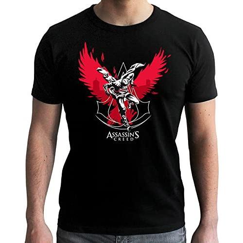 ABYstyle, Herren, Shirt, T-Shirt Assassin's Creed Assassin Black Man (XL), Schwarz, (XL)