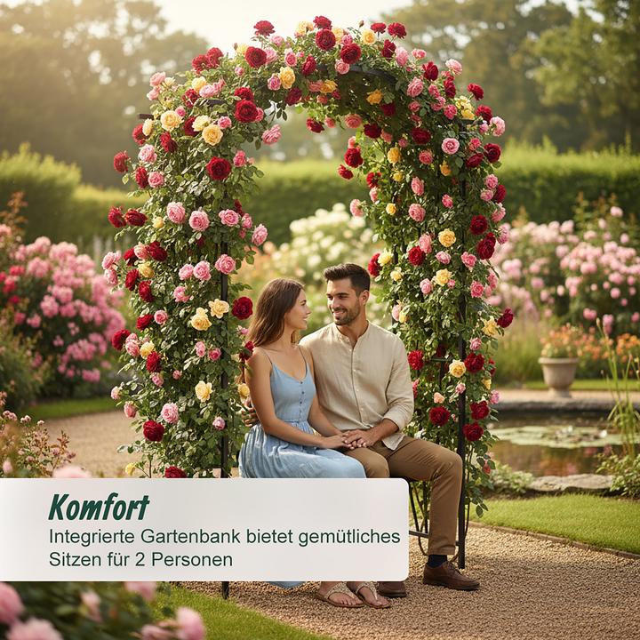 Produktbild Relaxdays Rosenbogen