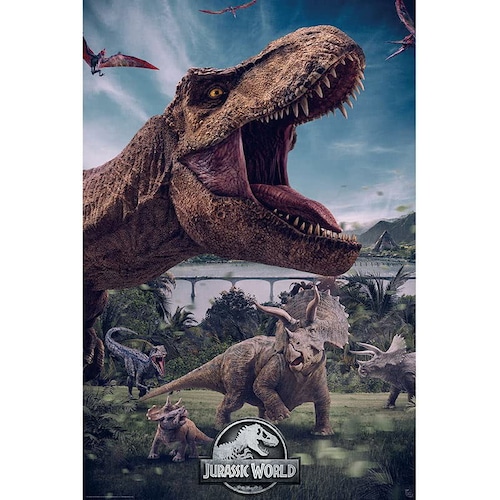 GB Eye Jurassic World Poster World (91.5x61), Weiteres Gaming Zubehör