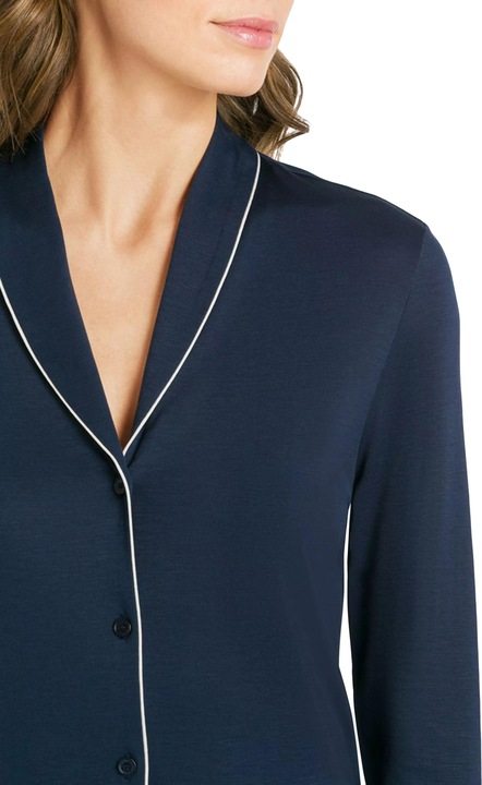Immagine prodotto Hanro Camicia da notte Natural Comfort - 100 cm di lunghezza - manica lunga (M)