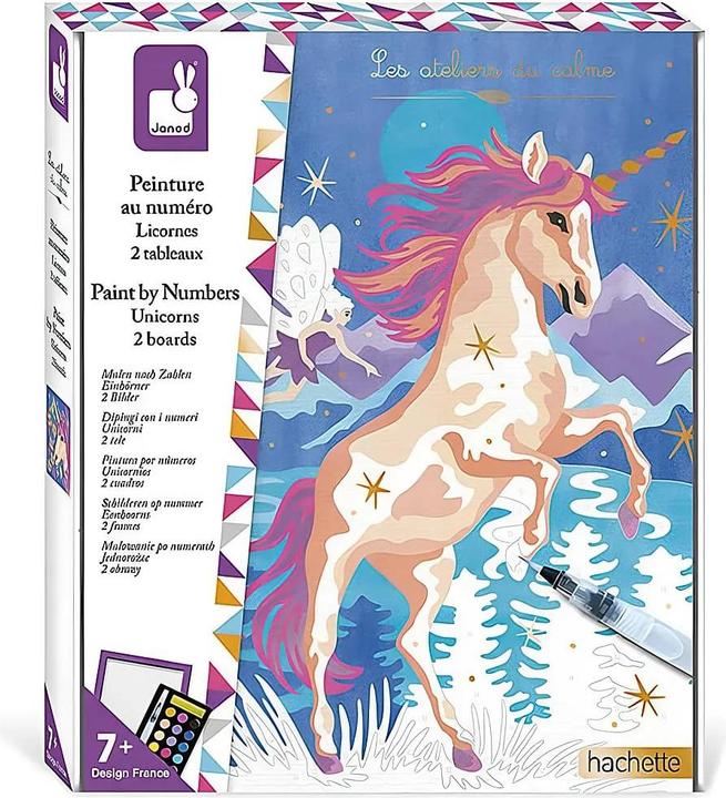 Produktbild Janod Malen nach Zahlen Einhorn