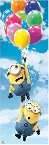 Actual product image GB Eye Minions Door Poster Balloons (53x158)
