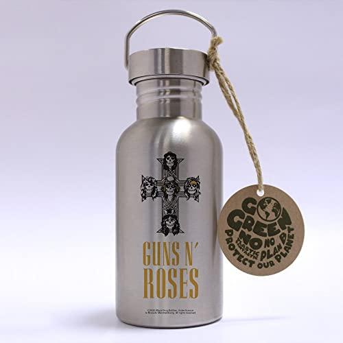 Produktbild GB Eye Bottiglia Ecologica Acciaio Guns N Roses Logo