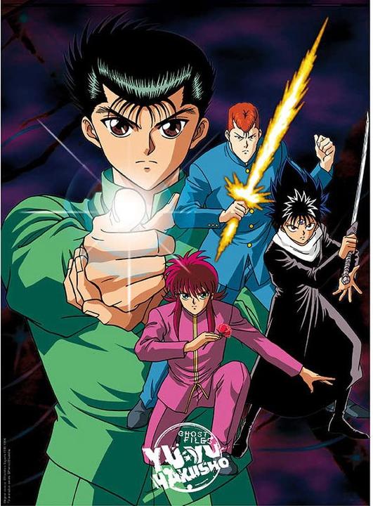 Actual product image GB Eye Yu Yu Hakusho Poster Yusuke's Group (52x38)